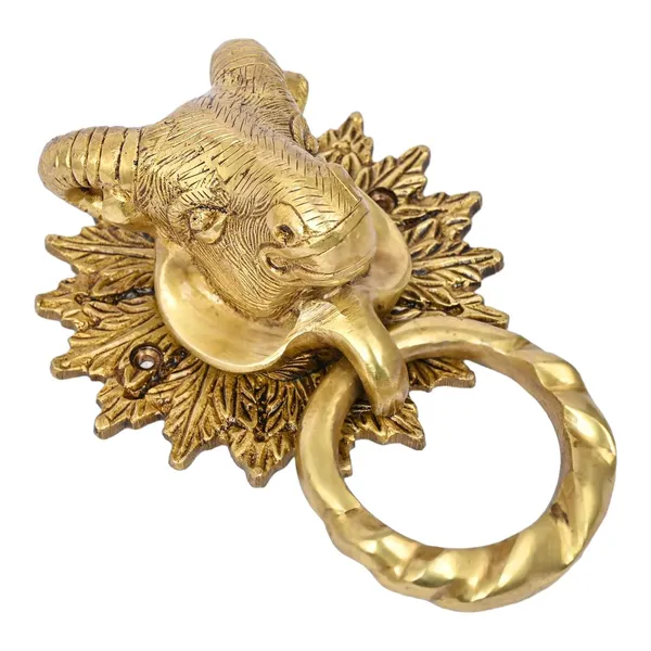 Brass_Goat_Door_Knock_For_Main_Door_Antique_Finish_Standard_Size_Elegant_Home_Entrance_Decor_Durable_Stylish_Front_Door_Accessory_Pack_Of_1