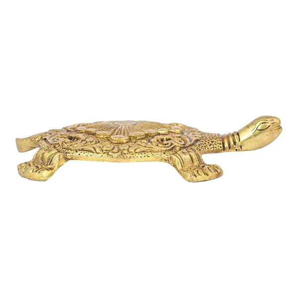 Brass_Turtle_For_Good_Luck_Home_Vastu_Pooja_Puja_Mandir_Table_Decor_Showpiece_And_Gift_Items_Collectible_Handicraft_Art_Anitique_Color_3