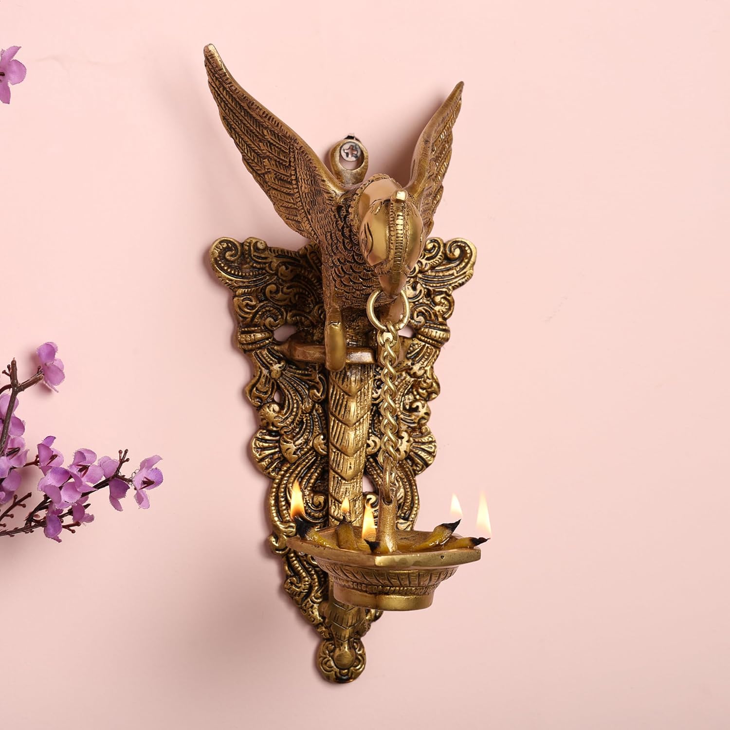 Brass_Wall_Hanging_Parrot_Diya_Ethnic_Design_Handmade_Antique_Wall_Hanging_For_Home_Decor_Temple_Pooja_Office_Decoration_Festival_Gift_Pack_Of_1