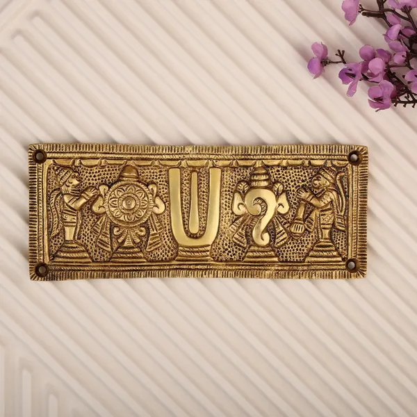 Brass_Tirupati_Plate_Ethnic_Design_Handmade_Statue_For_Home_Decor_Office_Counter_Decorative_Antique_Figurine_Handcrafted_Unique_Piece_For_Gift_Item