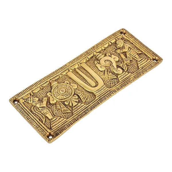 Brass_Tirupati_Plate_Ethnic_Design_Handmade_Statue_For_Home_Decor_Office_Counter_Decorative_Antique_Figurine_Handcrafted_Unique_Piece_For_Gift_Item
