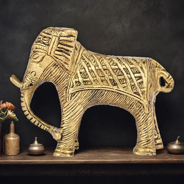 Brass_Traditional_Handcrafted_Elephant_Showpiece_For_Home_Office_Gifting_Elegant_Brass_Decor_Accent_For_Living_Room_And_Gift_Items_Collectible_Handicraft_Art_5