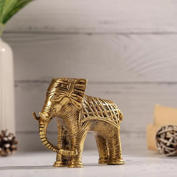 Brass_Traditional_Handcrafted_Elephant_Showpiece_For_Home_Office_Gifting_Elegant_Brass_Decor_Accent_For_Living_Room_And_Gift_Items_Collectible_Handicraft_Art_5