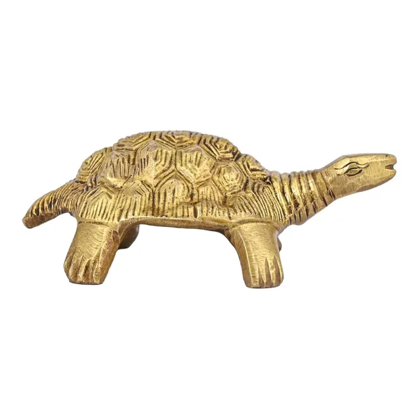 Brass_Turtle_For_Good_Luck_Home_Vastu_Pooja_Puja_Mandir_Table_Decor_Showpiece_And_Gift_Items_Collectible_Handicraft_Art_Anitique_Color_1