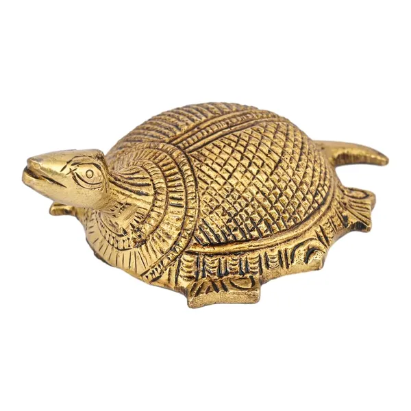 Brass_Turtle_For_Good_Luck_Home_Vastu_Pooja_Puja_Mandir_Table_Decor_Showpiece_And_Gift_Items_Collectible_Handicraft_Art_Anitique_Color_2