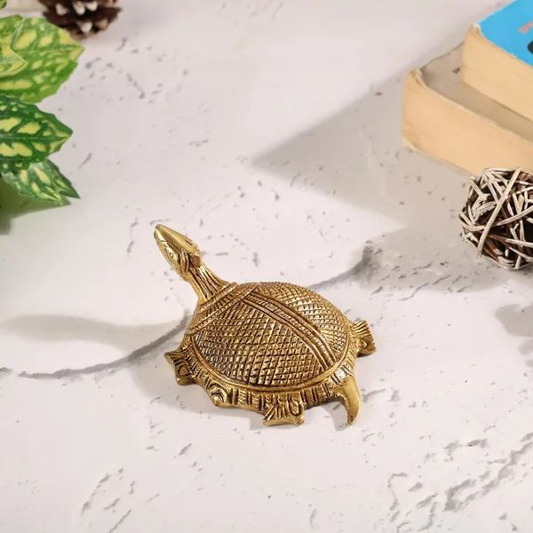 Brass_Turtle_For_Good_Luck_Home_Vastu_Pooja_Puja_Mandir_Table_Decor_Showpiece_And_Gift_Items_Collectible_Handicraft_Art_Anitique_Color_2