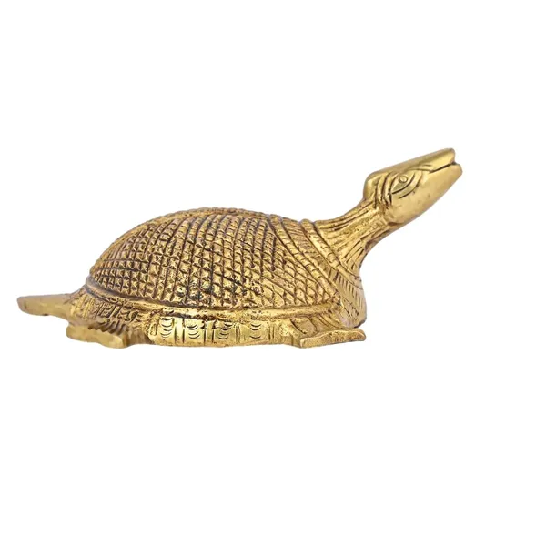 Brass_Turtle_For_Good_Luck_Home_Vastu_Pooja_Puja_Mandir_Table_Decor_Showpiece_And_Gift_Items_Collectible_Handicraft_Art_Anitique_Color_2