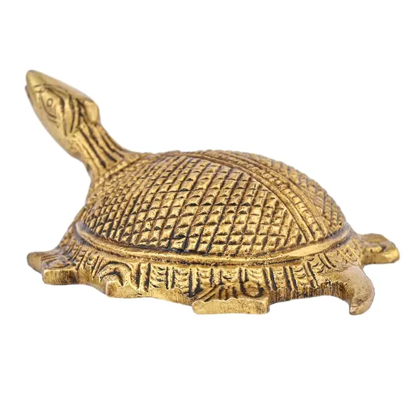 Brass_Turtle_For_Good_Luck_Home_Vastu_Pooja_Puja_Mandir_Table_Decor_Showpiece_And_Gift_Items_Collectible_Handicraft_Art_Anitique_Color_2