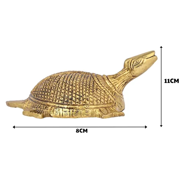 Brass_Turtle_For_Good_Luck_Home_Vastu_Pooja_Puja_Mandir_Table_Decor_Showpiece_And_Gift_Items_Collectible_Handicraft_Art_Anitique_Color_2
