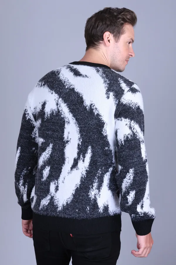 Black_and_White_Abstract_Pattern_Sweater_for_Men