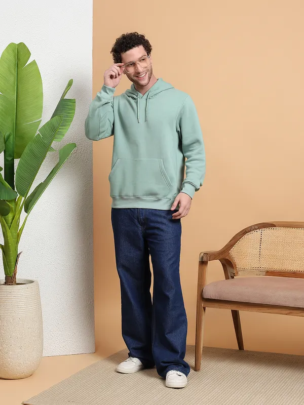 Men_Sage_Green_Pullover_Hoodie_with_Kangaroo_Pocket