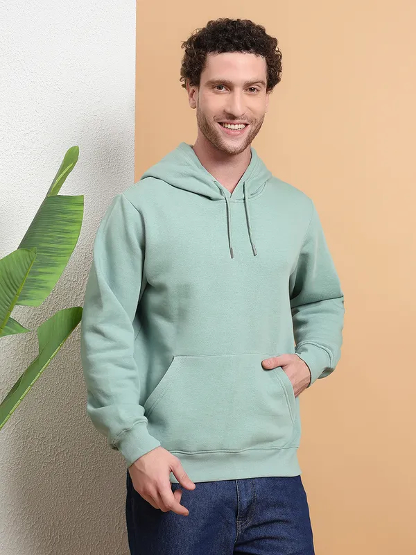 Men_Sage_Green_Pullover_Hoodie_with_Kangaroo_Pocket