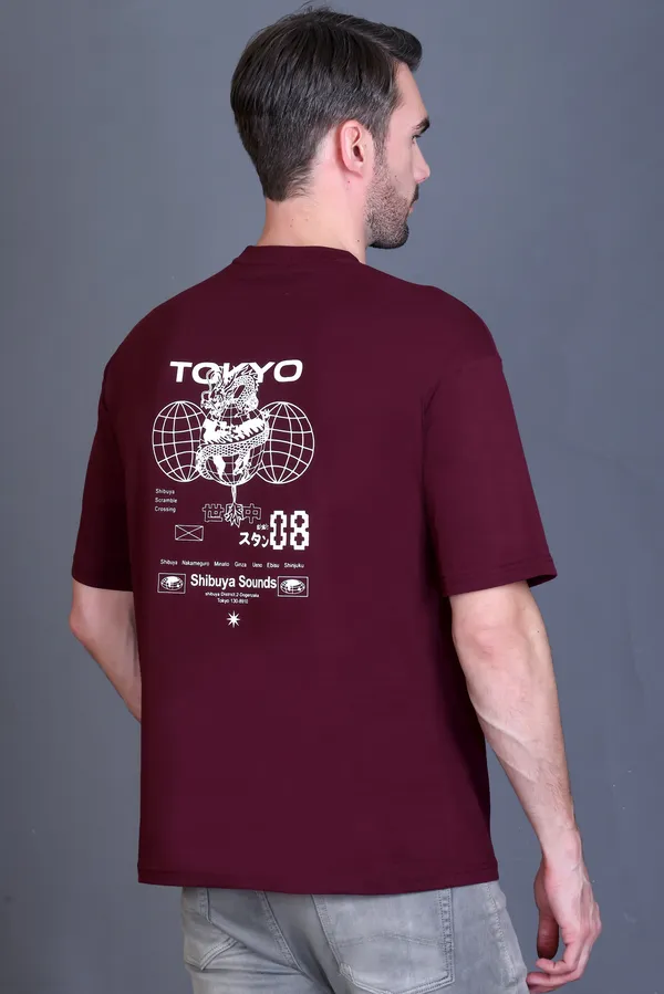 Maroon_Oversized_TShirt_with_Print_for_Men