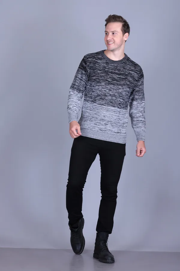 Men_Gradient_Knitted_Pullover_Sweater__Black_to_Grey_Ombre