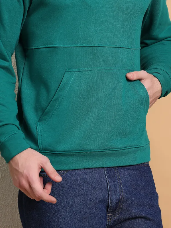Men_Teal_Green_HalfZip_Pullover_Sweatshirt