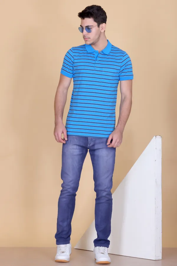 Men_Blue_Striped_Polo_TShirt