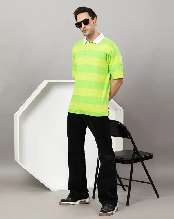 Men_Green_Striped_Rugby_Polo_TShirt_with_White_Collar