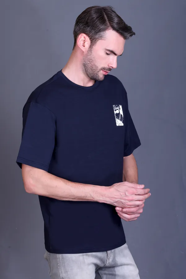 Navy_Blue_Mind_Over_Matter_Graphic_Printed_TShirt_for_Men