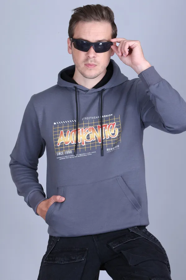 Men_Grey_Hoodie_with_Orange_Authentic_Graphic_Print