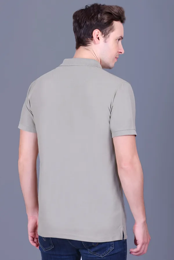 Men_Beige_Half_Sleeve_Polo_TShirt