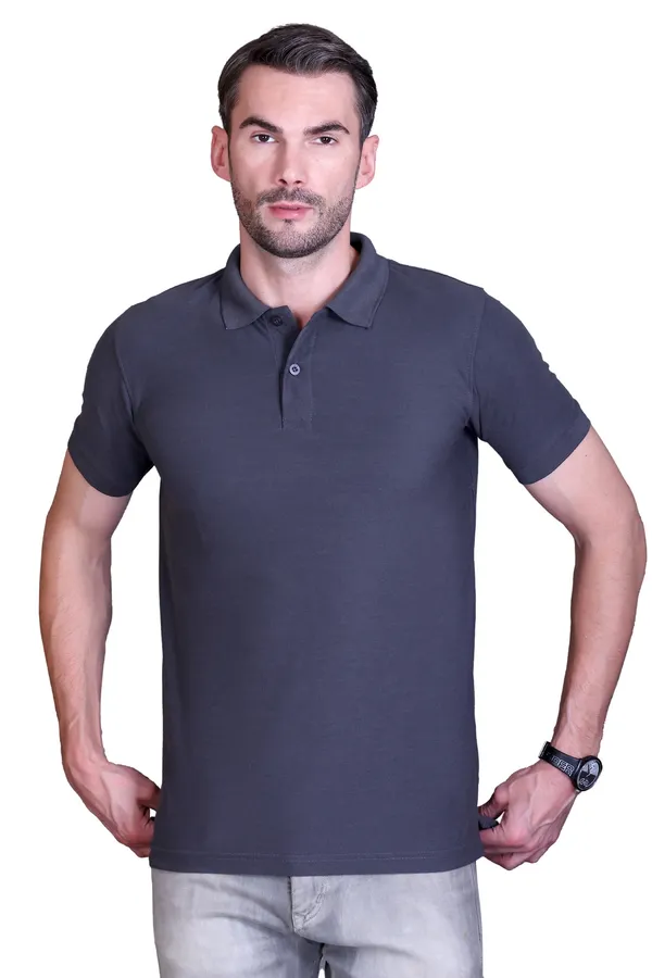 Men_Classic_Grey_Polo_TShirt__Half_Sleeve_Casual_Collar_Neck