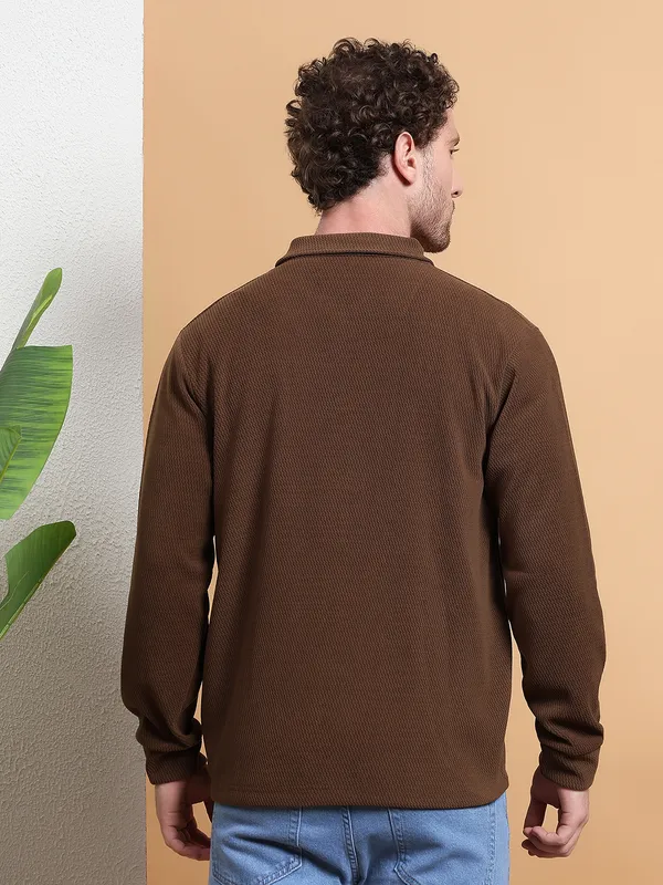 Men_Brown_Jacquard_ZipUp_Jacket