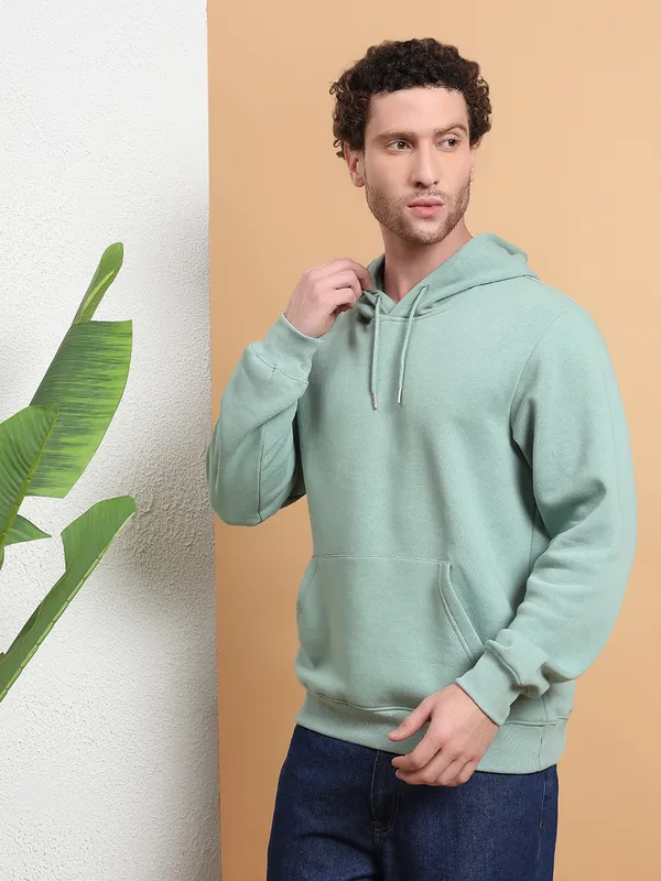 Men_Sage_Green_Pullover_Hoodie_with_Kangaroo_Pocket