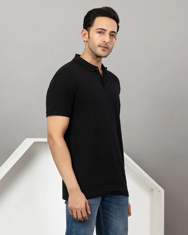 Classic_Black_Polo_Textured_Fabric_TShirt_for_Men