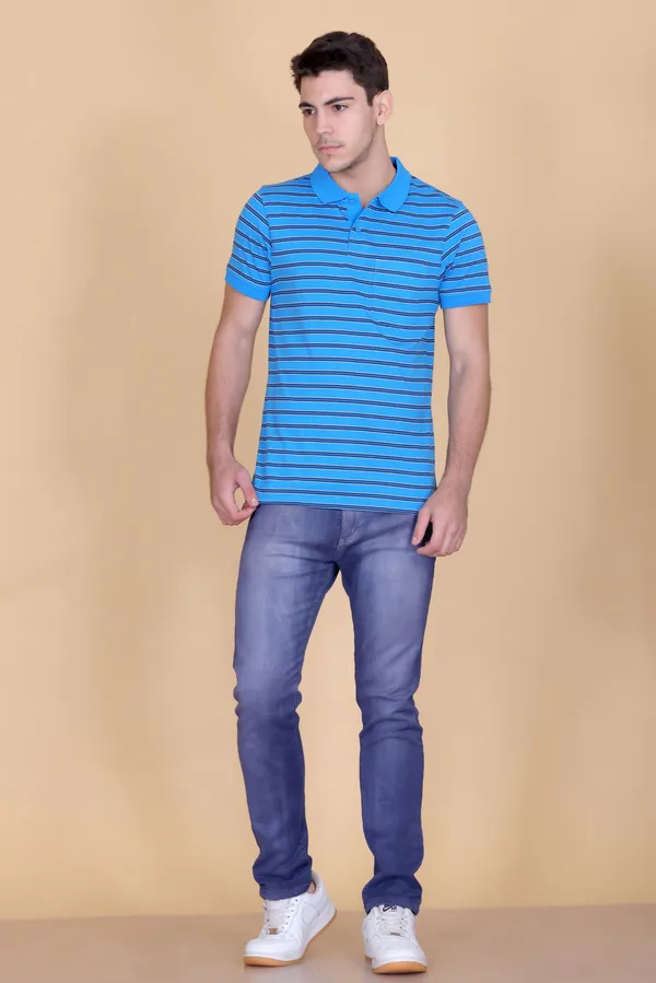Men_Blue_Striped_Polo_TShirt