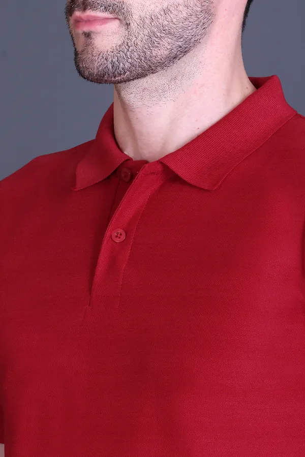 Men_Red_Polo_TShirt__Classic_Fit_Short_Sleeve_Casual_Collared_Shirt