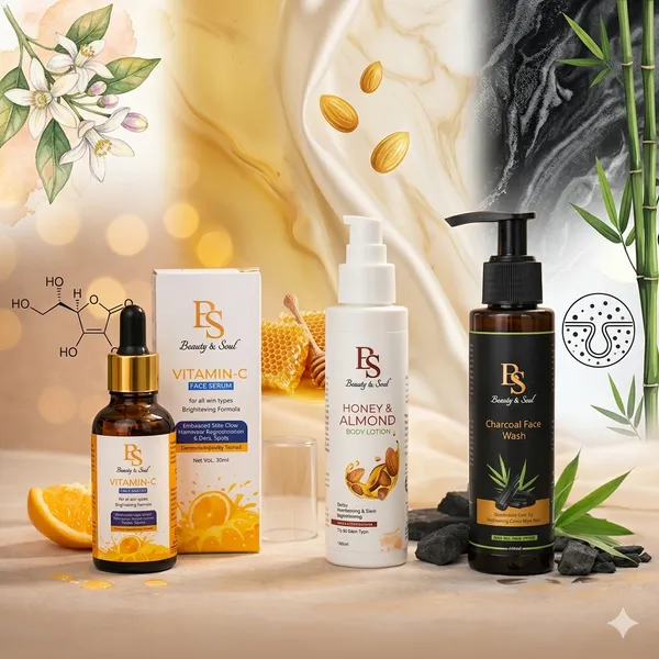Beauty_And_Soul_Honey_And_Almond_Lotion,_Vitamin_C_Face_Serum,_Charcoal_Face_Wash_Combo_Lotion,_Face_Serum,_Face_Wash_For_Unisex