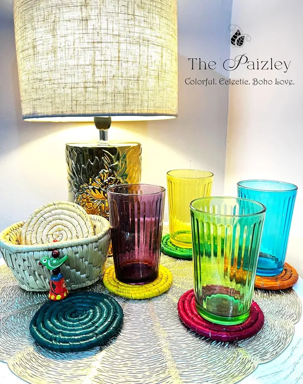 Handwoven_Moonj_Grass_Coaster_Set_With_Holder_Natural_Basket_Multicolour_Coasters_Boho_Design_13_Cm