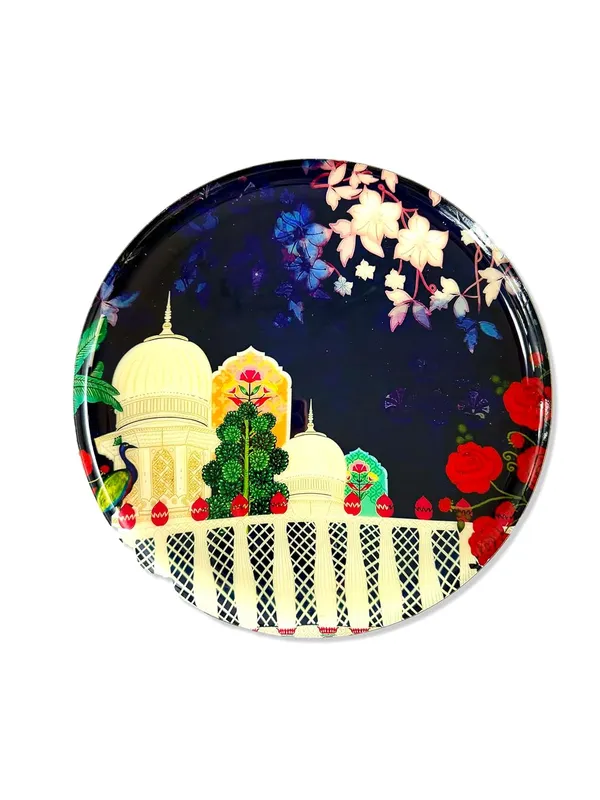 The_Paizley_Royal_Garden_Wall_Plate_Collection_Metal_Wall_Decor_Set_Of_5_For_Living_Room_Bedroom_Decorative_Palace_Inspired_Wall_Art_Ideal_Housewarming_Festive_Gift