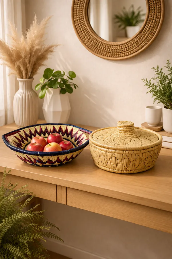 Handcrafted_Moonj_Storage_Bowl_And_Grass_Storage_Basket_Combo_Pack_Of_2