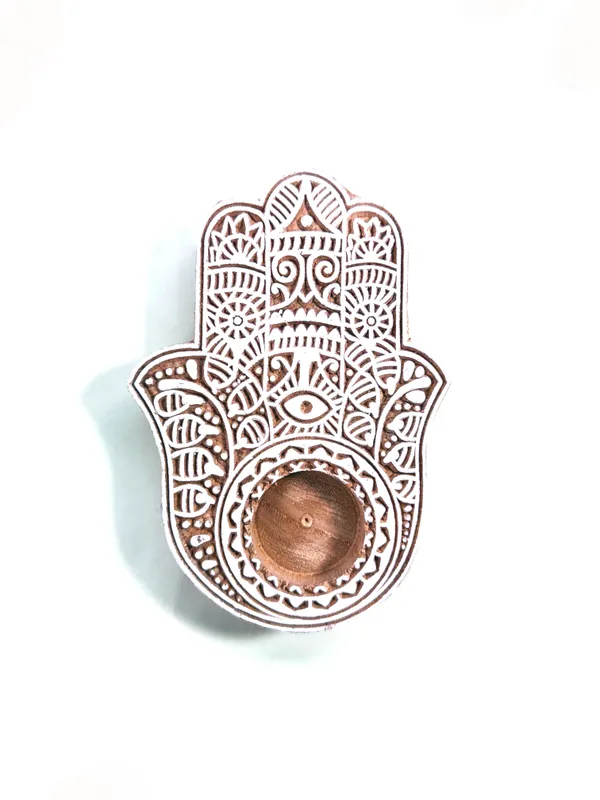 Hamsa_Hand_Wooden_Tea_Light_Holder_Medium_|_Handcrafted_Indian_Inspired_Home_Decor_|_Decorative_Candle_Holder_for_Diwali,_Festive_Decor_&_Gifting