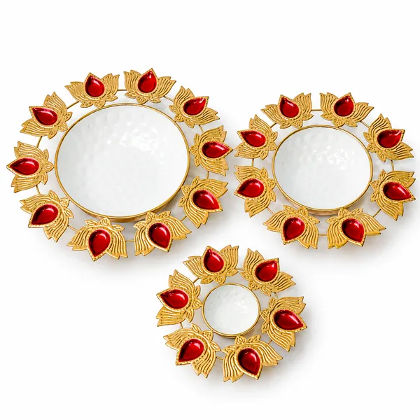 Metal_Lotus_Tealight_Holder_Urli_Set_of_3,_Diwali_Diya_rangoli_&_Home_Décor