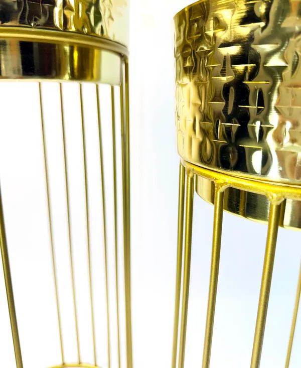Metal_Planters_with_Stand_Set_of_2,_Brass_Finish_for_Indoor,_Home_Décor