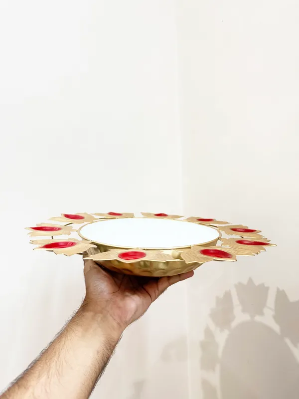 Metal_Urli_Decorative_Bowl_Large_with_Gold_Red_10_Lotus_Diya_for_Diwali_festival