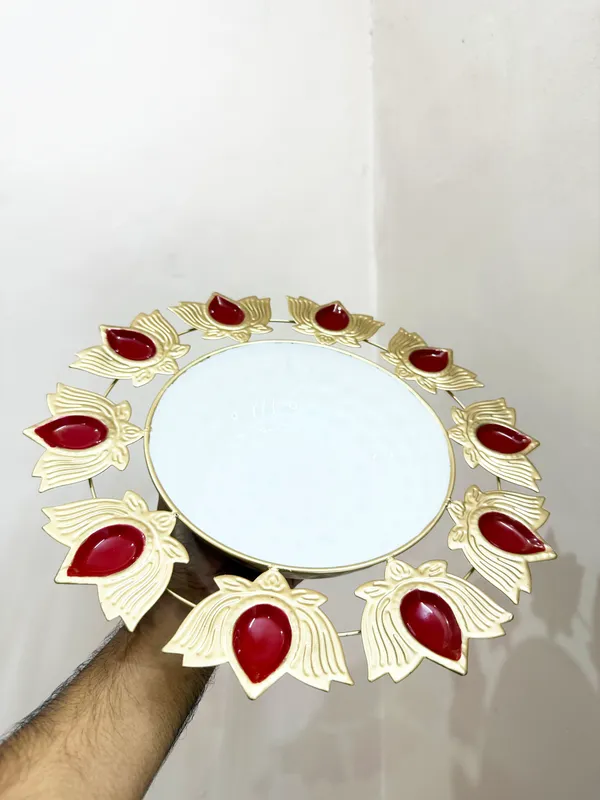 Metal_Urli_Decorative_Bowl_Large_with_Gold_Red_10_Lotus_Diya_for_Diwali_festival