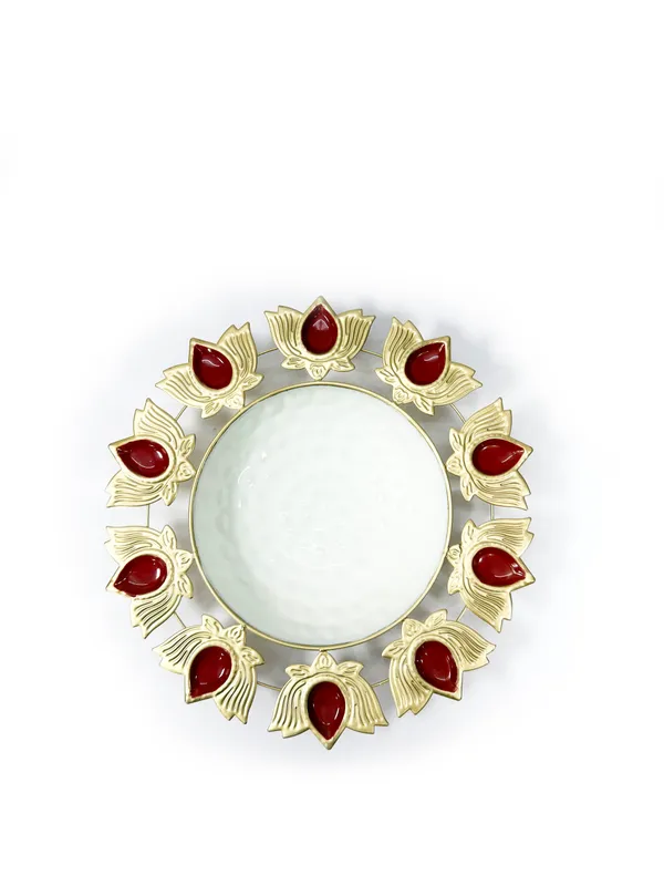 Metal_Urli_Decorative_Bowl_Large_with_Gold_Red_10_Lotus_Diya_for_Diwali_festival