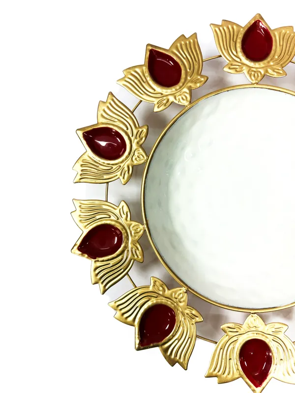 Metal_Urli_Decorative_Bowl_Large_with_Gold_Red_10_Lotus_Diya_for_Diwali_festival