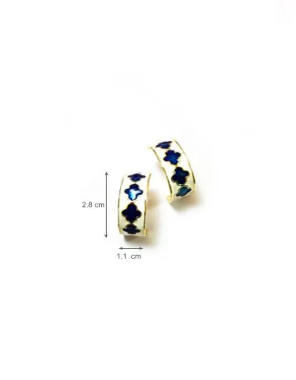 The_Paizley_Enameled_Fashion_Half_Hoops_White_And_Peach
