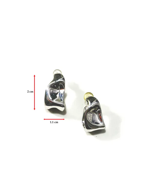 The_Paizley_Molten_Liquid_C-Hoop_Earrings_–_High-Shine_Mirror_Silver_Finish