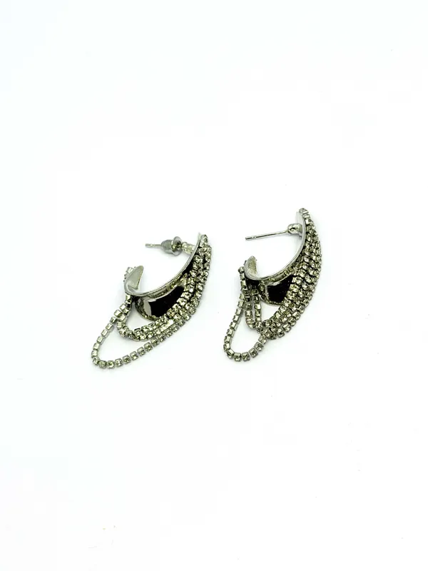The_Paizley_Silver_Crystal_Chain_Dangler_Earrings_for_Women_|_Chic_Rhinestone_Tassel_Drop_Earrings_|_Party,_Cocktail_&_Wedding_Statement_Jewelry