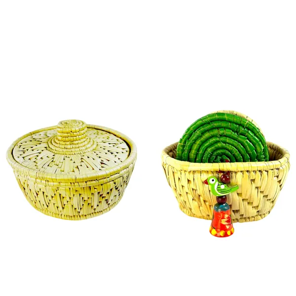 Handwoven_Moonj_Grass_Storage_Basket_And_Coaster_Set_With_Holder_Combo_Pack_Of_2