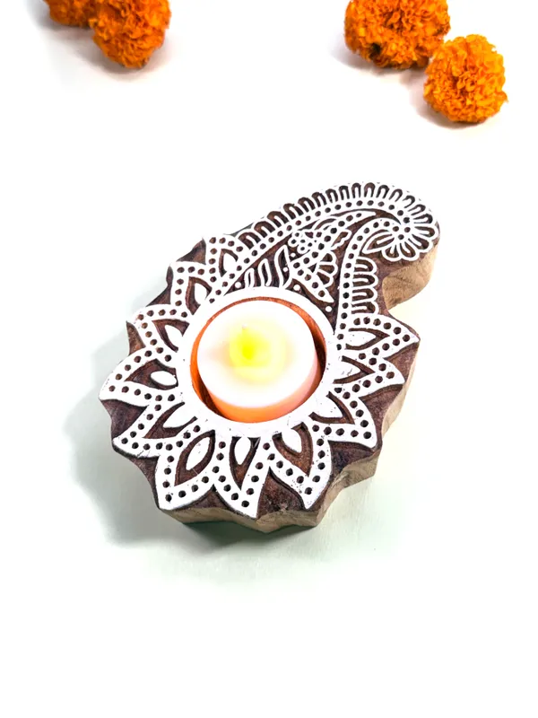 Wood_Paisley_Design_Tealight_Candle_Holder_for_Home_Decor,_Diwali,_Gift