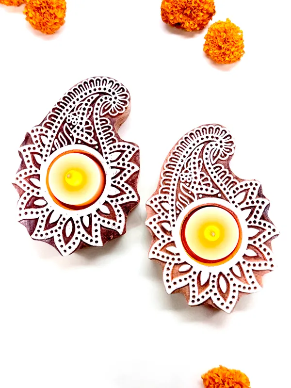 Wood_Paisley_Design_Tealight_Candle_Holder_for_Home_Decor,_Diwali,_Gift
