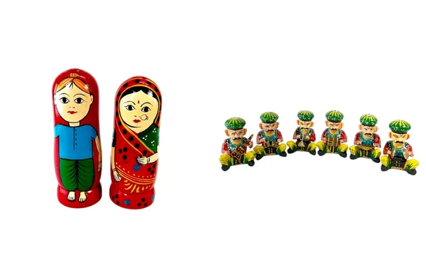 Handcrafted_Wooden_Salt_And_Pepper_Shaker_Set_And_Decorative_Musician_Figurines_Set_Combo_Pack_Of_2