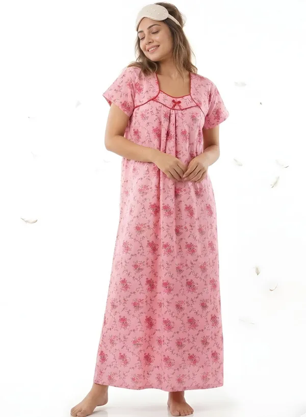 Priyanshu_Enterprises_Women_Nighty_(Pink)