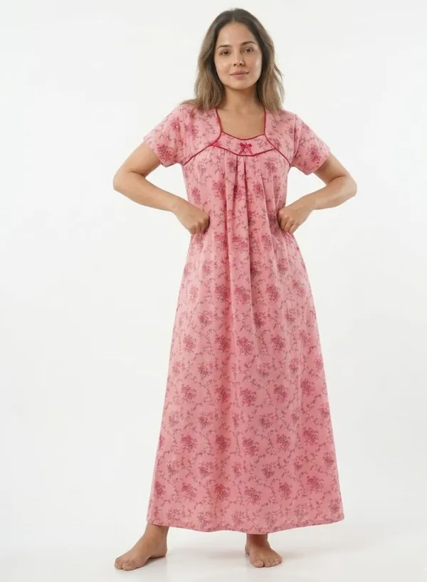 Priyanshu_Enterprises_Women_Nighty_(Pink)